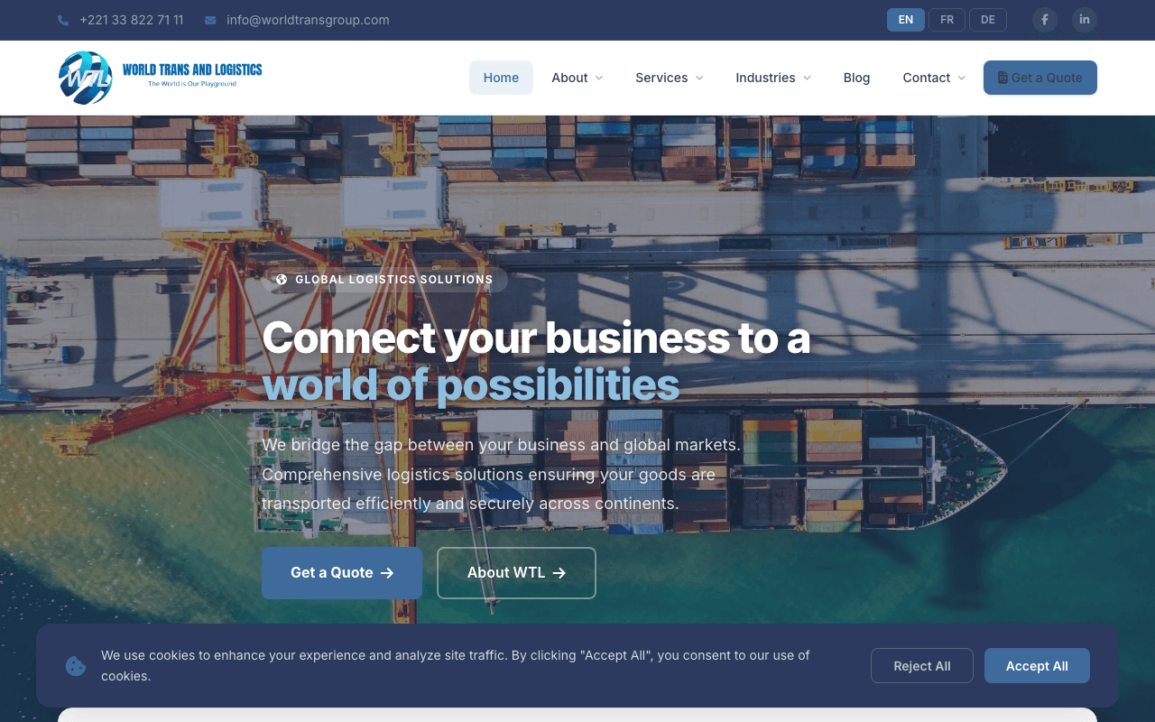 World Trans Group — Logistics & freight — West Africa